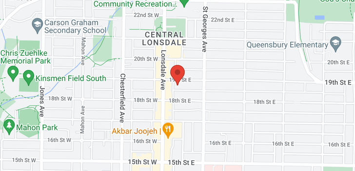 map of 324 123 E 19TH STREET